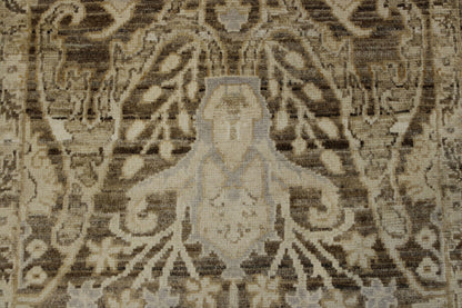 Oushak Whitewash Chobie Wool Hand Knotted 2.0x5.11 -w2096