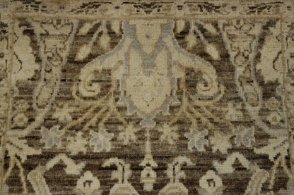 Oushak Whitewash Chobie Wool Hand Knotted 2.0x5.11 -w2096