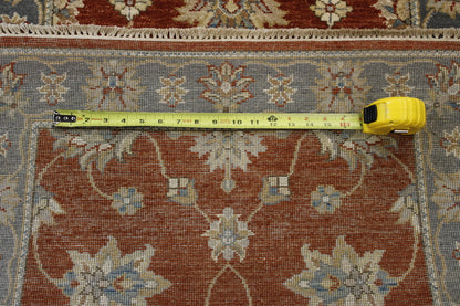 Traditional Indo Zigler Chobie Wool Hand Knotted Rug 2.7x9.10 -w20146