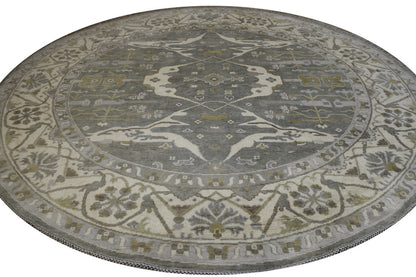 Oushak Indo Zigler Wool Hand Knotted Rug 10.0x10.0  -w20335