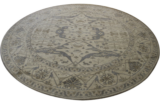 Oushak Indo Zigler Wool Hand Knotted Rug 10.0x10.0  -w20336