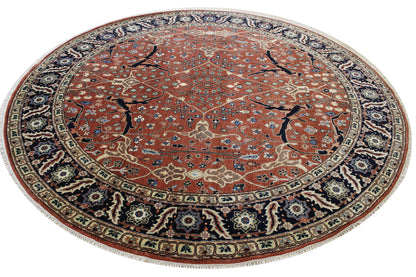 Tribal Fine Sherapi Wool Hand Knotted Rug 7.9x7.9  -w20213