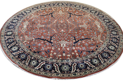 Tribal Fine Sherapi Wool Hand Knotted Rug 7.9x7.9  -w20213