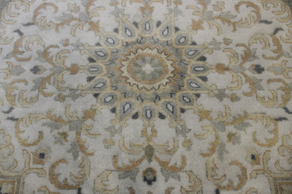 Oushak Indo Zigler Wool Hand Knotted Rug 7.8x7.8  -w20337