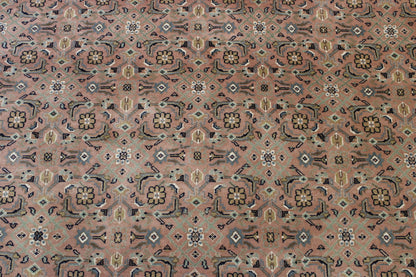 Traditional Indo Mir Wool Hand Knotted Rug 6.9x6.9  -w2228