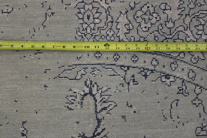 Modern Abstract Broken Design Wool/silk Hand Knotted Rug 6.1x6.2  -w2073