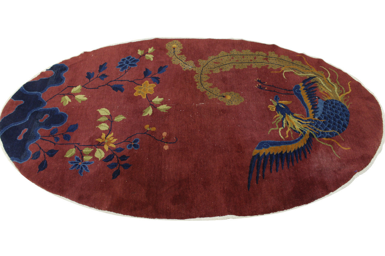 Traditional Antique Nicolson Wool Hand Knotted Rug 4.0x6.9  -W5038
