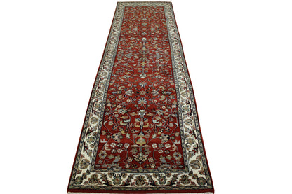 Traditional Fine Herati Wool Hand Knotted Rug 2.9x10.0 -w20004