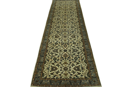 Traditional Fine Herati Wool Hand Knotted Rug 2.9x9.5 -w20018