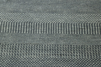 Modern Grass Design Wool Hand Knotted Rug 2.7x10.1 -w2084