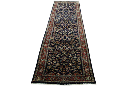 Traditional Fine Heraki Wool Hand Knotted Rug 2.7x9.4 -w20019