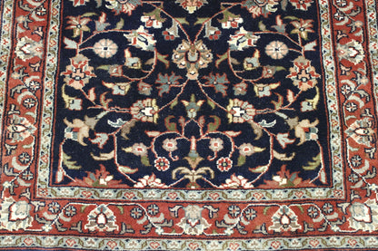 Traditional Fine Heraki Wool Hand Knotted Rug 2.7x9.4 -w20019