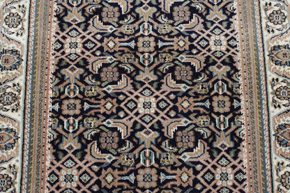 Traditional Fine Mir Wool Hand Knotted Rug 2.9x9.4 -w20021