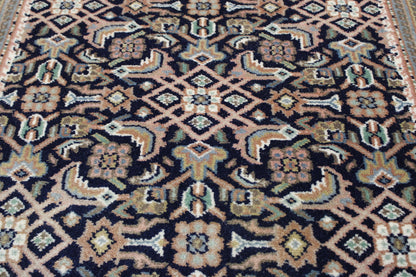 Traditional Fine Mir Wool Hand Knotted Rug 2.9x9.4 -w20021