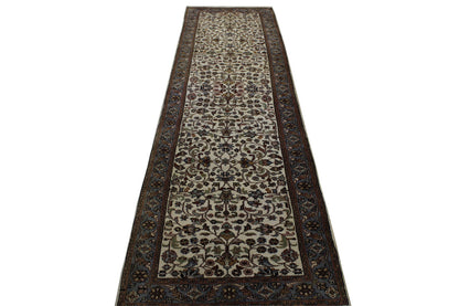 Traditional Fine Herati Wool Hand Knotted Rug 2.9x9.11 -w20005