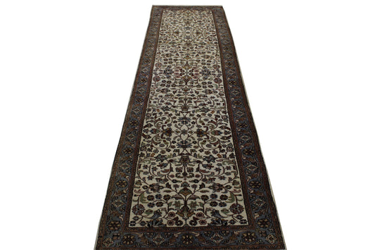 Traditional Fine Herati Wool Hand Knotted Rug 2.9x9.11 -w20005