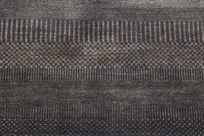Modern Grass Design Wool Hand Knotted Rug 2.7x10.0 -w2083