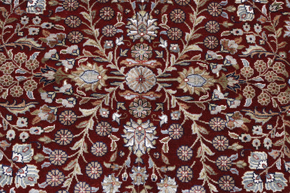 Traditional Turk Heraki Wool/Silk Hand Knotted Rug 4x6 - w20224