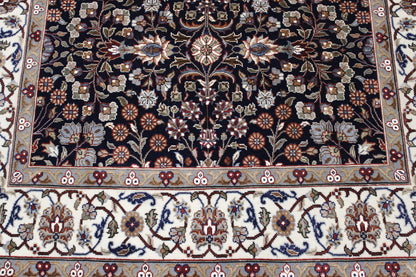 Traditional Turk Heraki Wool/Silk Hand Knotted Rug 4x6 - w20223