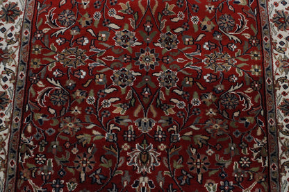 Traditional Mahal Design Wool Hand Knotted Rug 4x6 - w2211