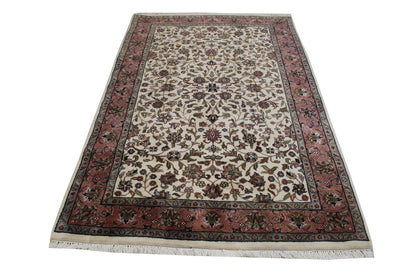 Traditional Bidjar Design Wool Hand Knotted Rug 4x6 - w2208
