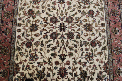 Traditional Bidjar Design Wool Hand Knotted Rug 4x6 - w2208