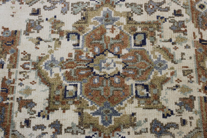 Transitional Abstract Broken Design Wool/viscose Hand Knotted Rug 3x5 - w2241