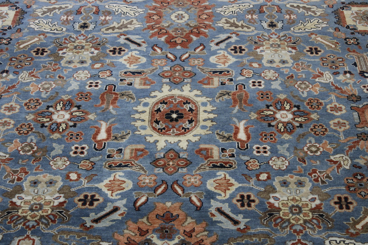 Traditional Fine Sherapi Wool Hand Knotted Rug 8x10 -w20209