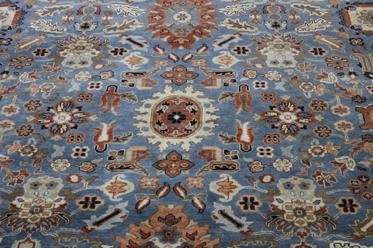 Traditional Fine Sherapi Wool Hand Knotted Rug 8x10 -w20209