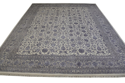 Traditional Haji Jalili Wool/silk Hand Knotted Rug 8x10 -w20062