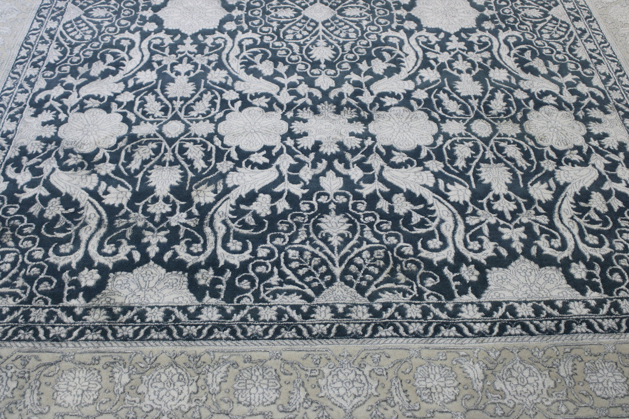 Traditional Haji Jalili Wool/silk Hand Knotted Rug 8x10 -w20061