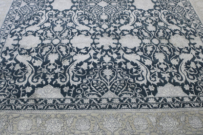 Traditional Haji Jalili Wool/silk Hand Knotted Rug 8x10 -w20061