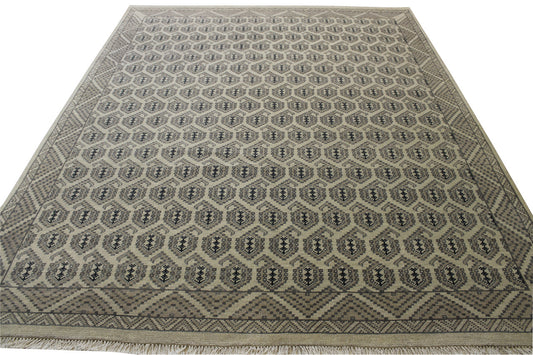 Oushak Kerman Design Wool Hand Knotted Rug 8x10 -w20048