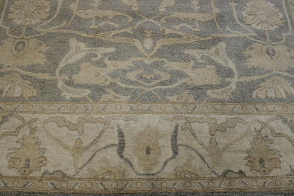 Traditional Whitewash Chobie Wool Hand Knotted Rug 8x10 -w3108