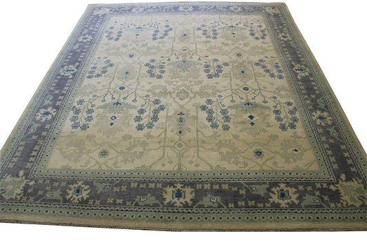 Traditional Chobie Wool Hand Knotted Rug 8x10 -w3109