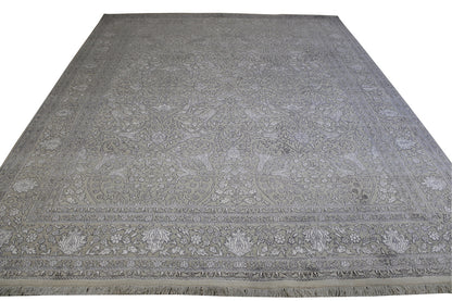 Traditional Haji Jalili Wool/silk Hand Knotted Rug 8x10 -w20068