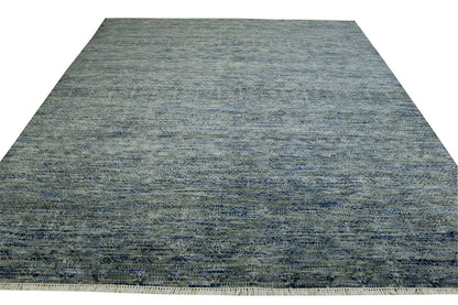 Modern Grass Design Wool Hand Knotted Rug 8x10 -w2162