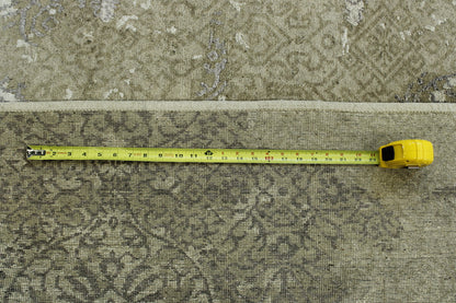 Transitional Abstract Broken Design Wool/silk Hand Knotted Rug 8x10 -w2007