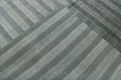 Modern Grass Design Wool Hand loom Rug 8x10 -w5048