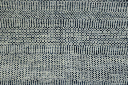 Modern Grass Design Wool Hand Knotted Rug 8x10 -w2146