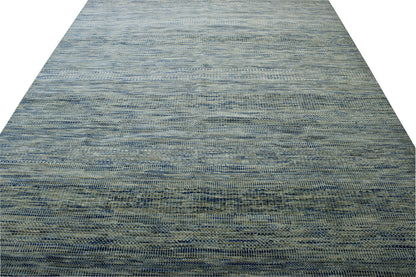 Modern Grass Design Wool Hand Knotted Rug 8x10 -w2152