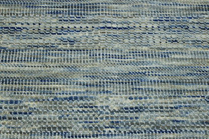 Modern Grass Design Wool Hand Knotted Rug 8x10 -w2152