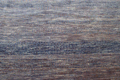 Modern Grass Design Wool Hand Knotted Rug 8x10 -w2142