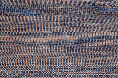 Modern Grass Design Wool Hand Knotted Rug 8x10 -w2142