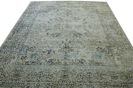 Oushak Zigler Wool Hand loom Rug 8x10 -w2125