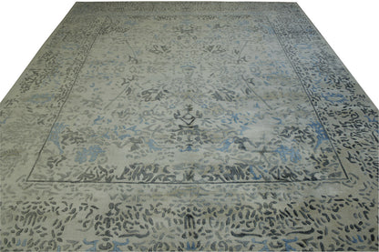 Oushak Zigler Wool Hand loom Rug 8x10 -w2125