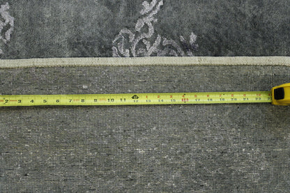 Modern Abstract Broken Design Wool/silk Hand Knotted Rug 8x10 -w2008