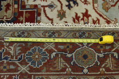 Tribal Heriz Wool Hand Knotted Rug 8x10 -w20261