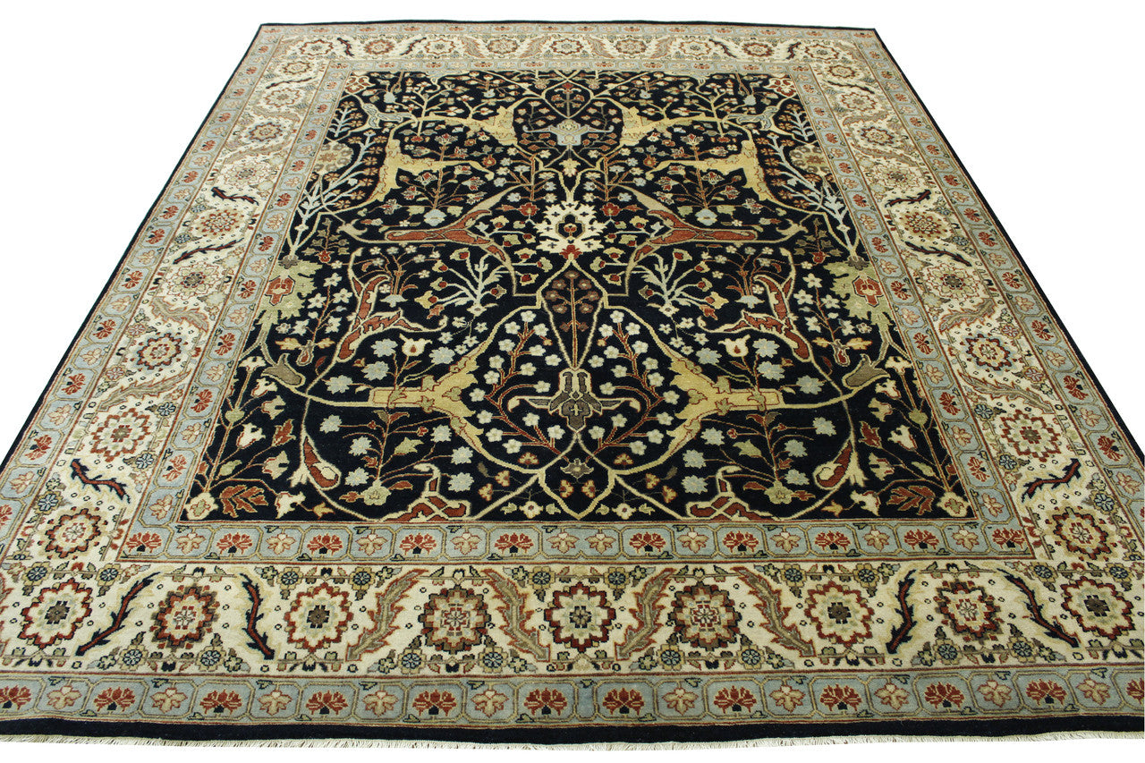 Traditional Fine Sherapi Wool Hand Knotted Rug 8x10 -w20218