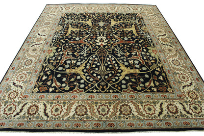Traditional Fine Sherapi Wool Hand Knotted Rug 8x10 -w20218